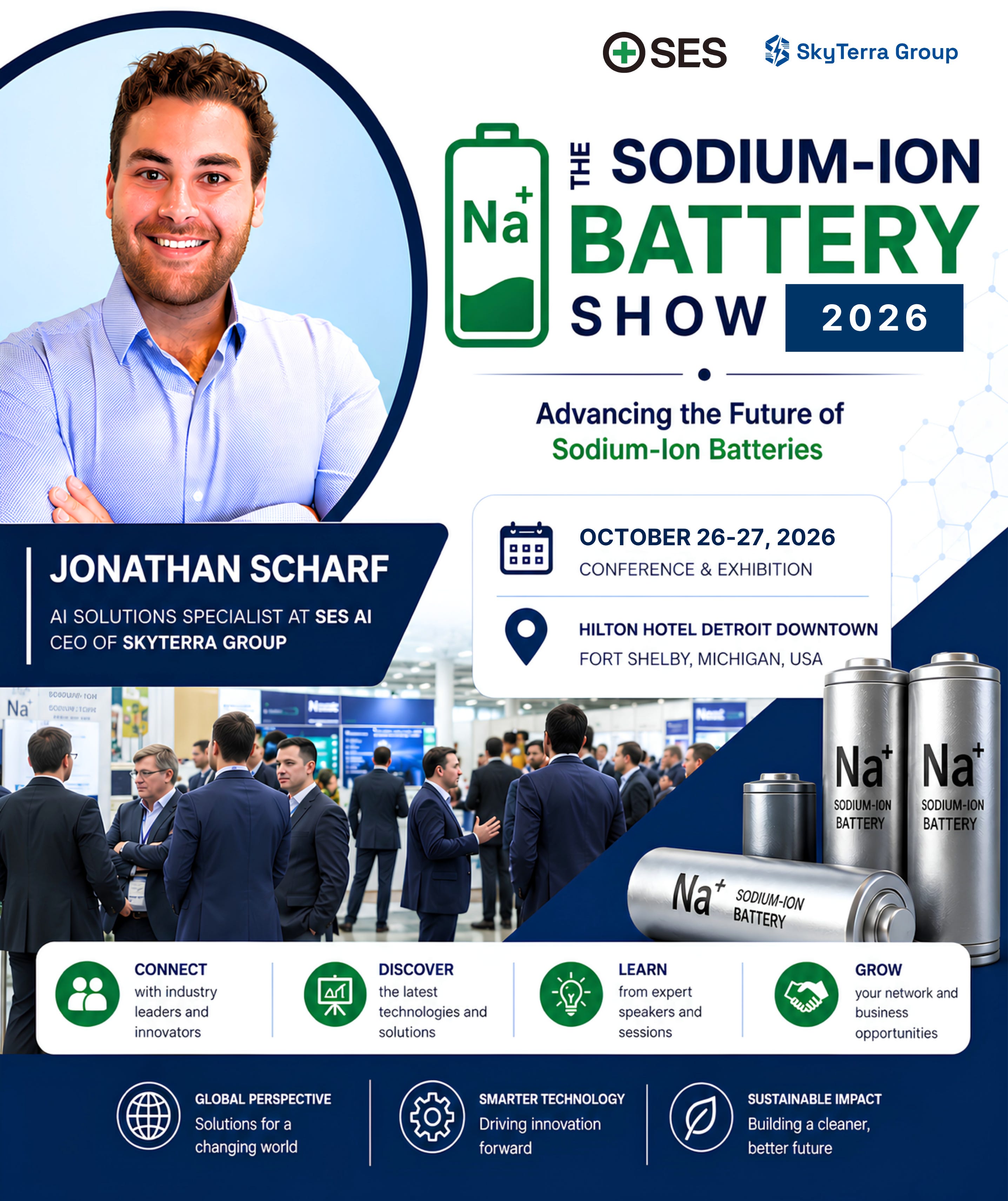 Preview of Join Me at the Sodium-Ion Battery Show with SES AI
