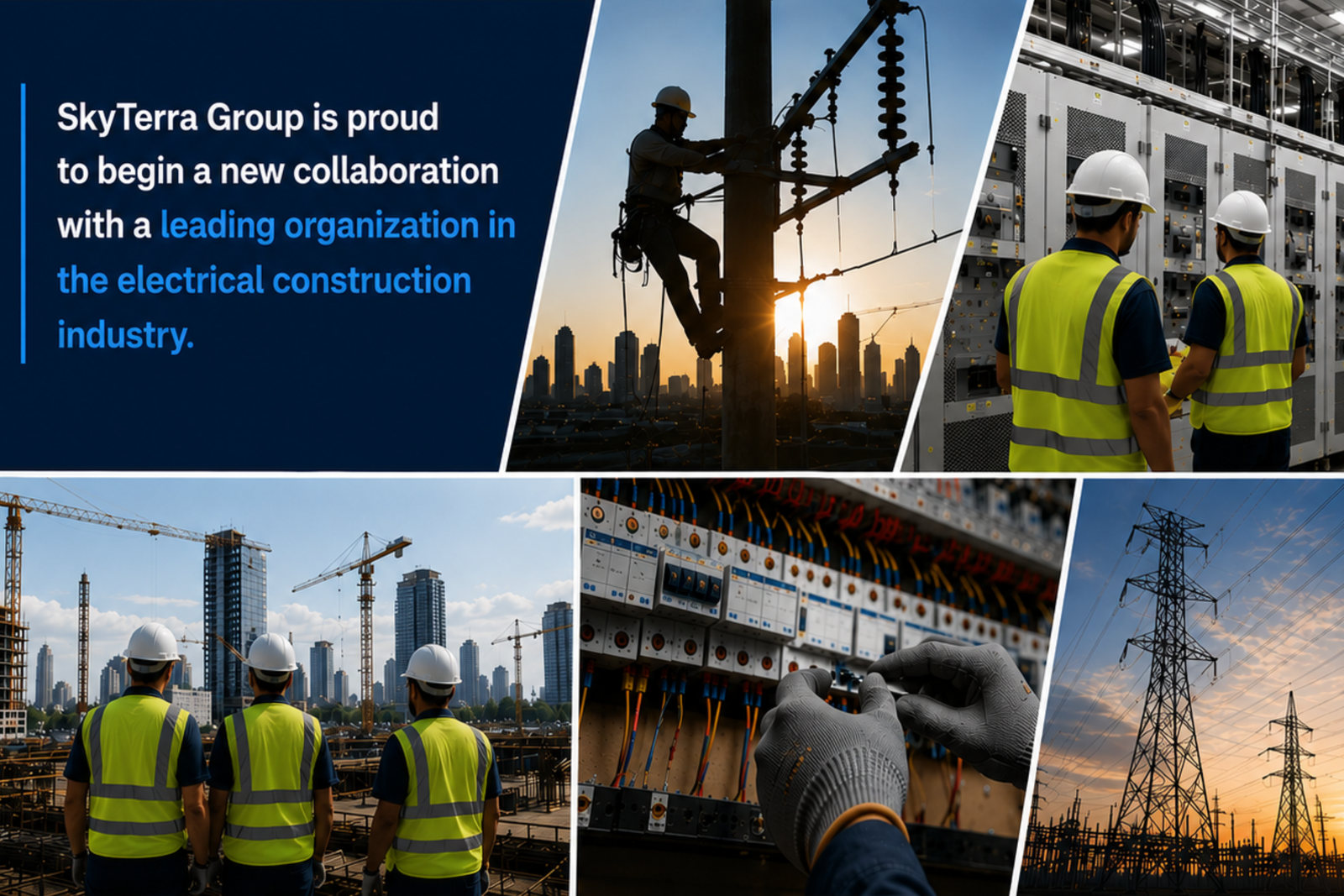 SkyTerra Group and the electrical construction industry collaboration