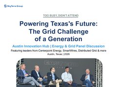 Cover of the Powering Texas&rsquo;s Future report